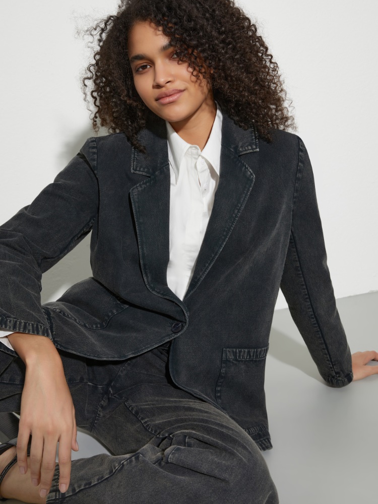 Relaxed twill blazer - MAX&Co. - 3