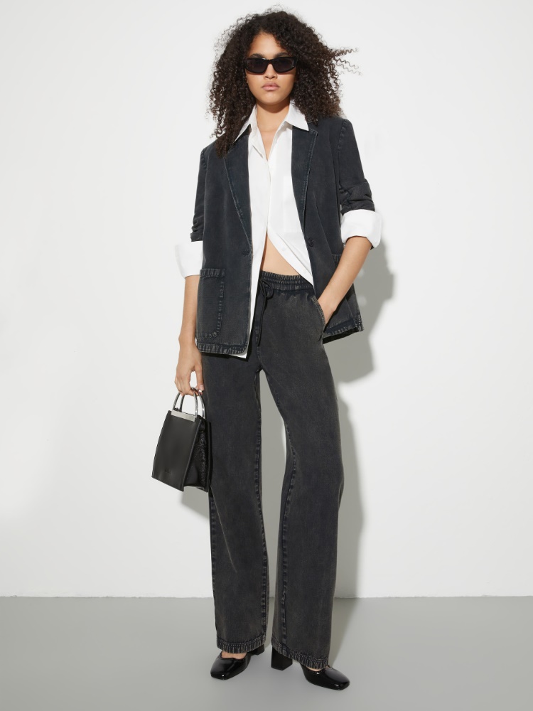 Relaxed twill blazer - MAX&Co. - 4