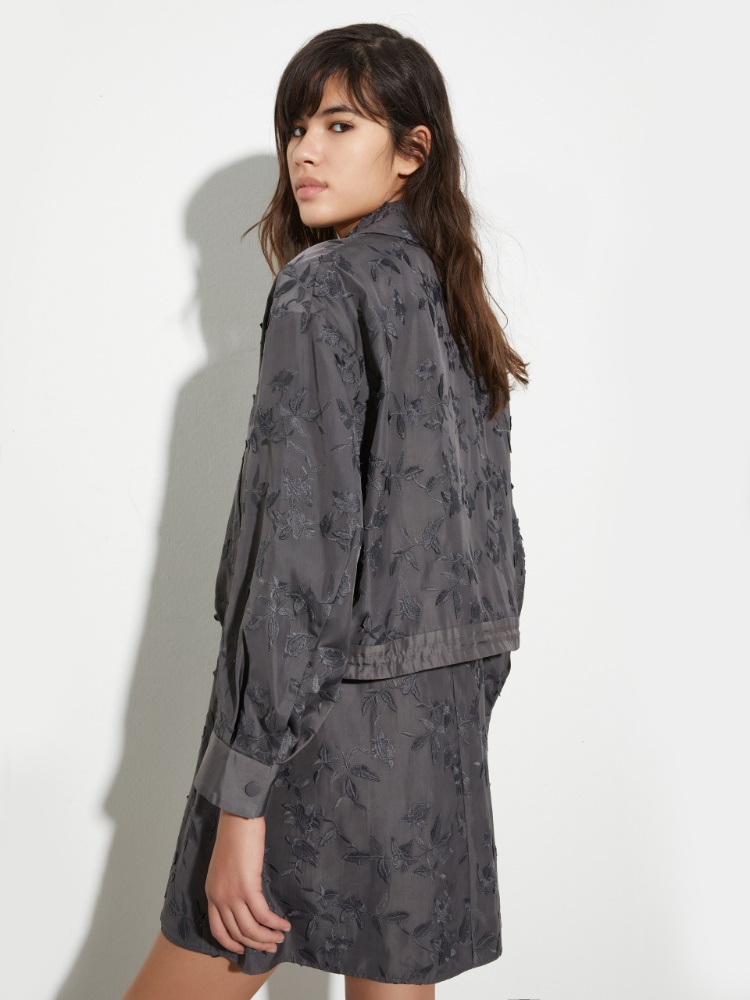 Embroidered taffeta shacket - MAX&Co. - 2