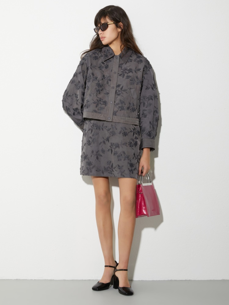 Embroidered taffeta shacket - MAX&Co. - 4