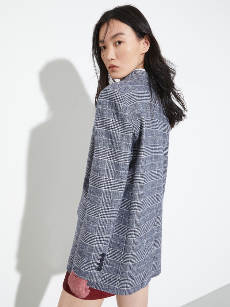 Double-breasted flannel blazer - MAX&Co. - 2