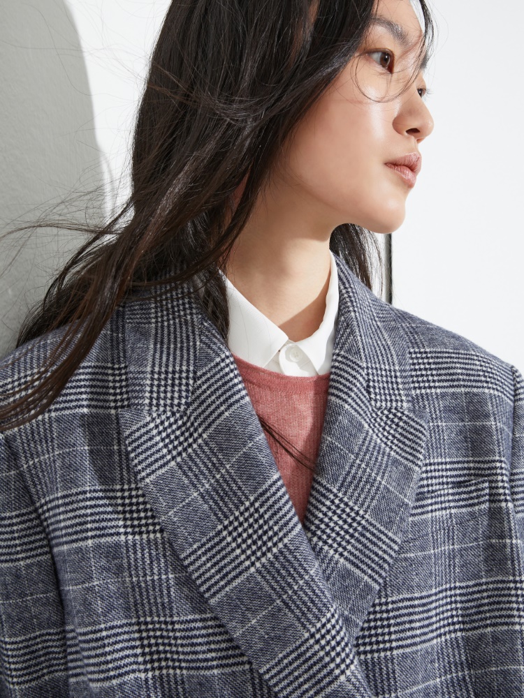 Double-breasted flannel blazer - MAX&Co. - 3