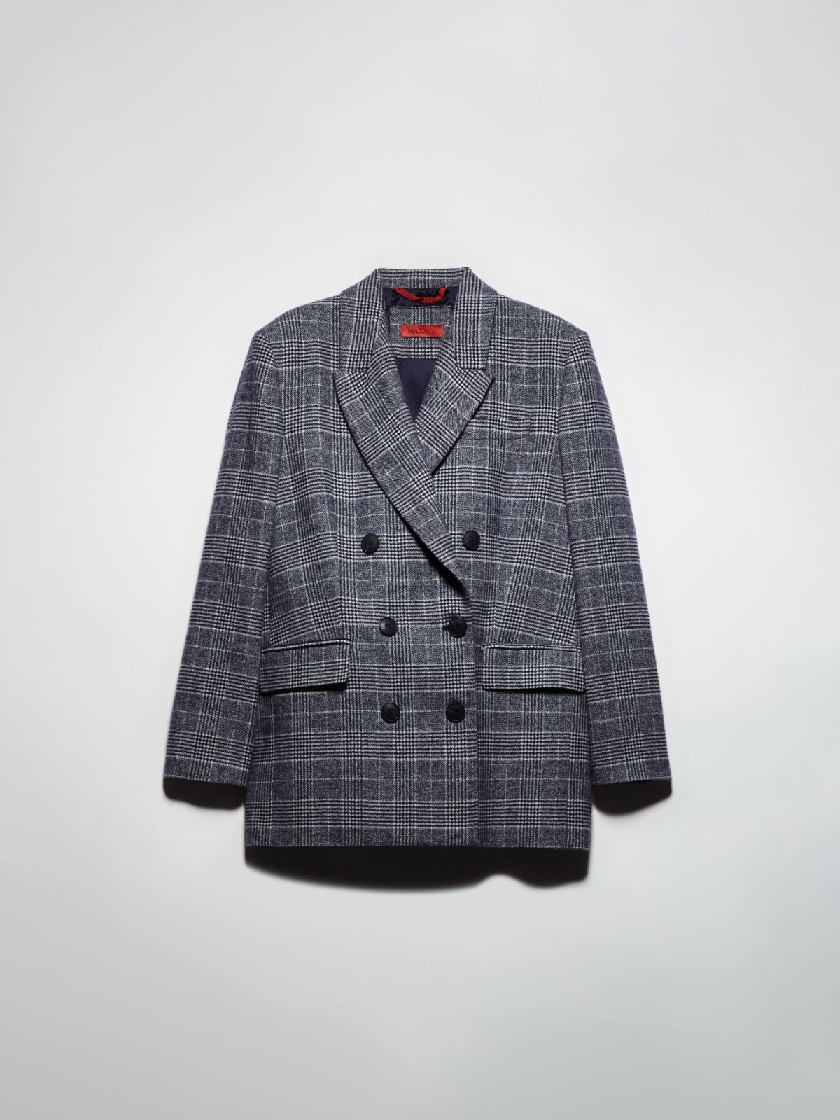 Blazer doppiopetto in flanella - BIANCO/BLU - MAX&Co. - 5