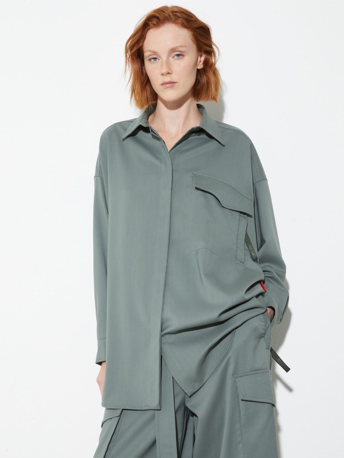 Giacca camicia Sartorial Shifts - VERDE - MAX&Co.