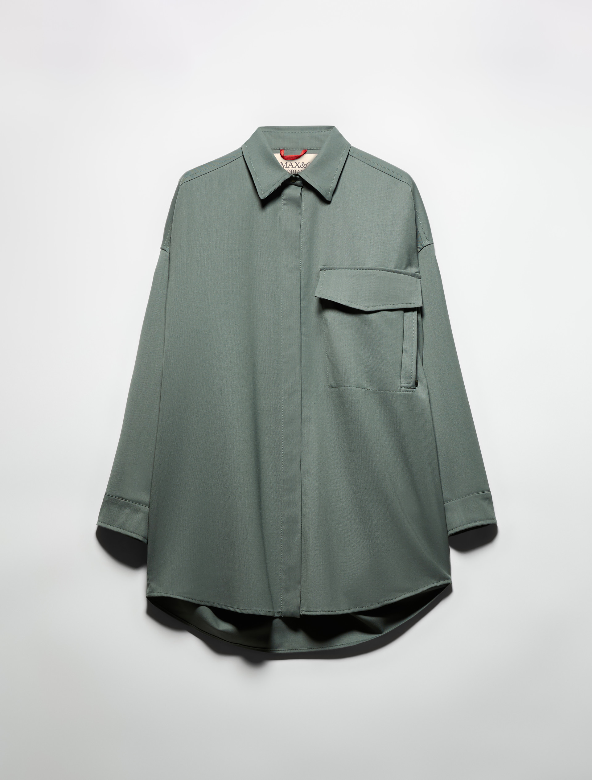 Giacca camicia Sartorial Shifts - VERDE - MAX&Co. - 5