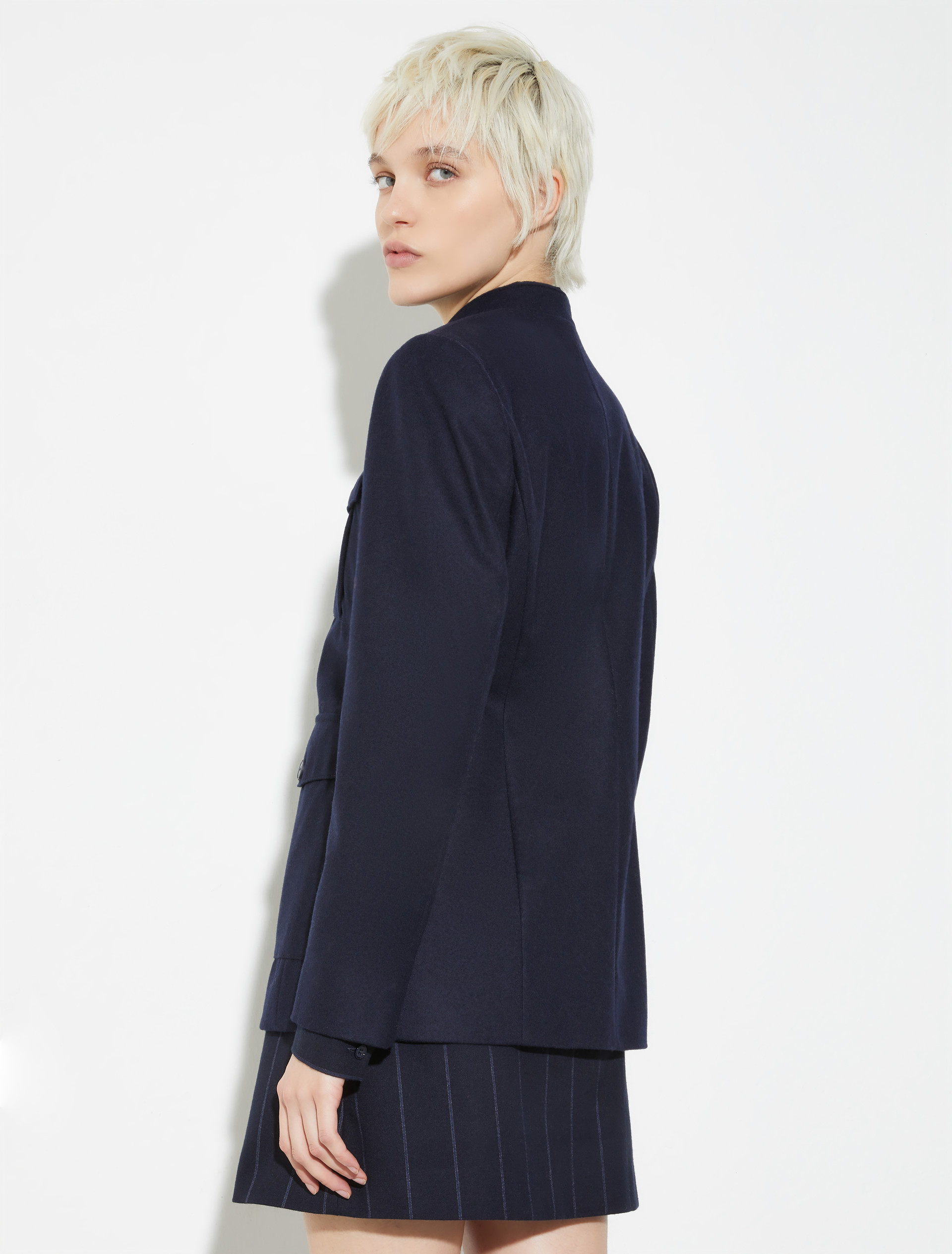 Slim-fit wool-blend jacket - NAVY - MAX&Co. - 2