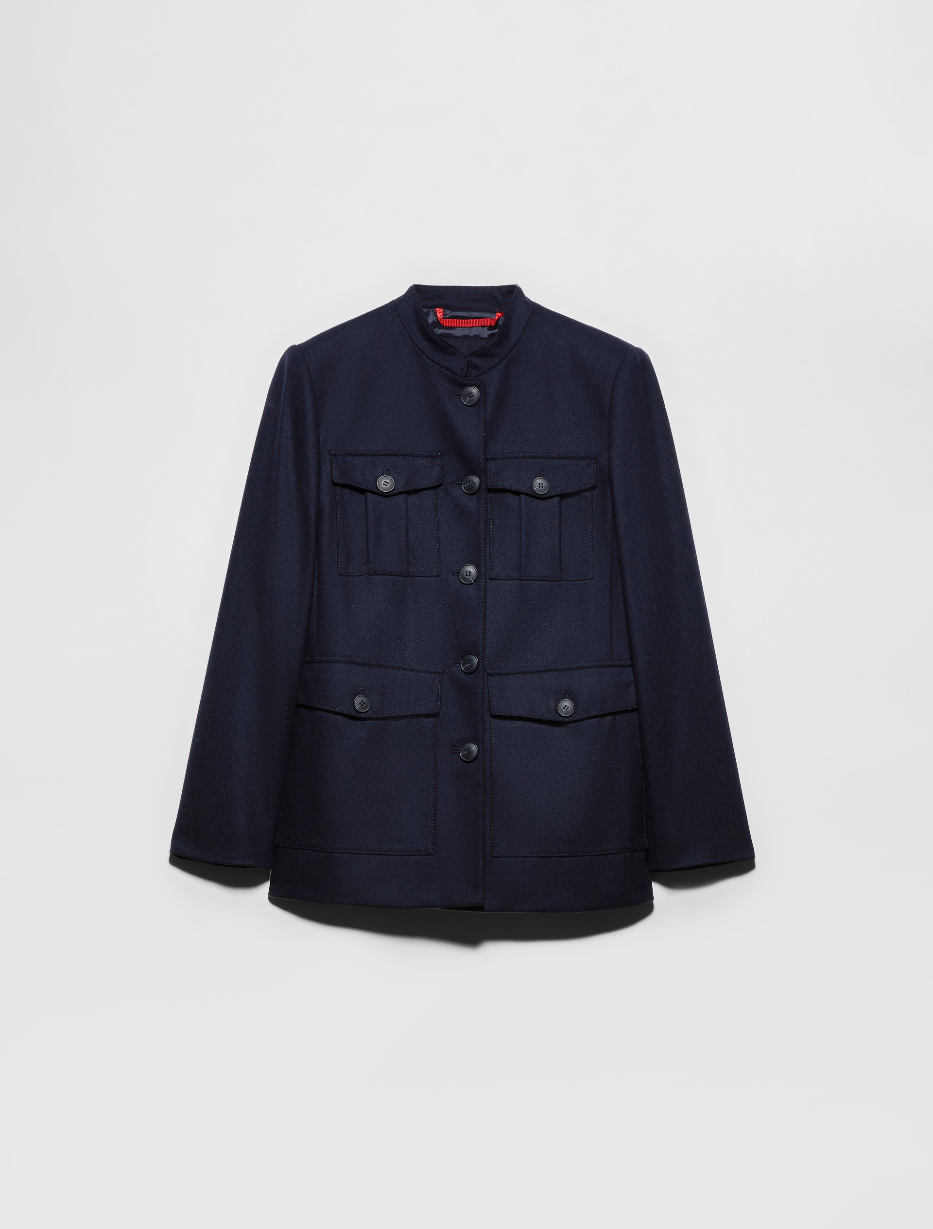 Slim-fit wool-blend jacket - NAVY - MAX&Co. - 5