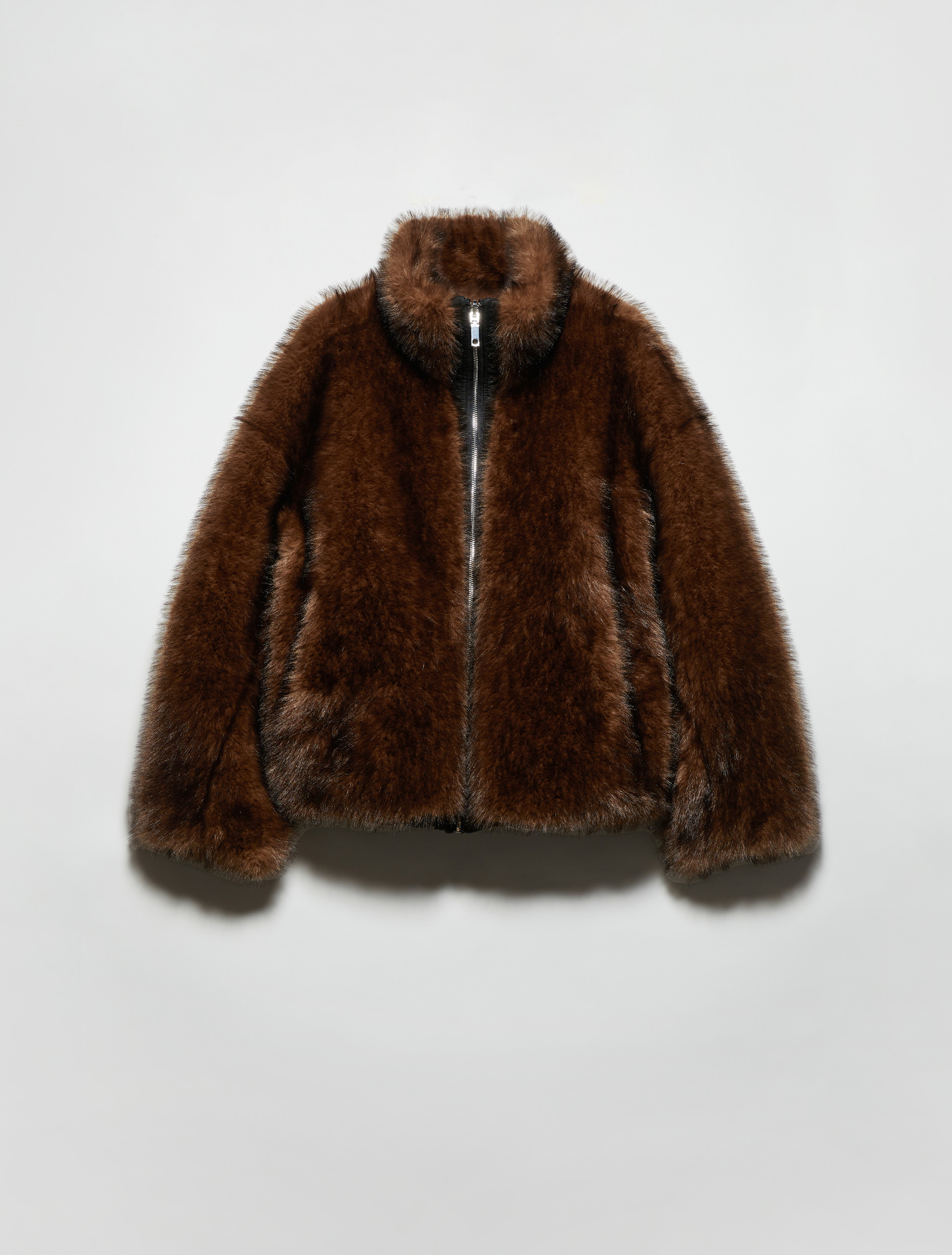 Blouson réversible en peluche, brun | MAX&Co. Blouson réversible en peluche - BRUN - MAX&Co. - 5