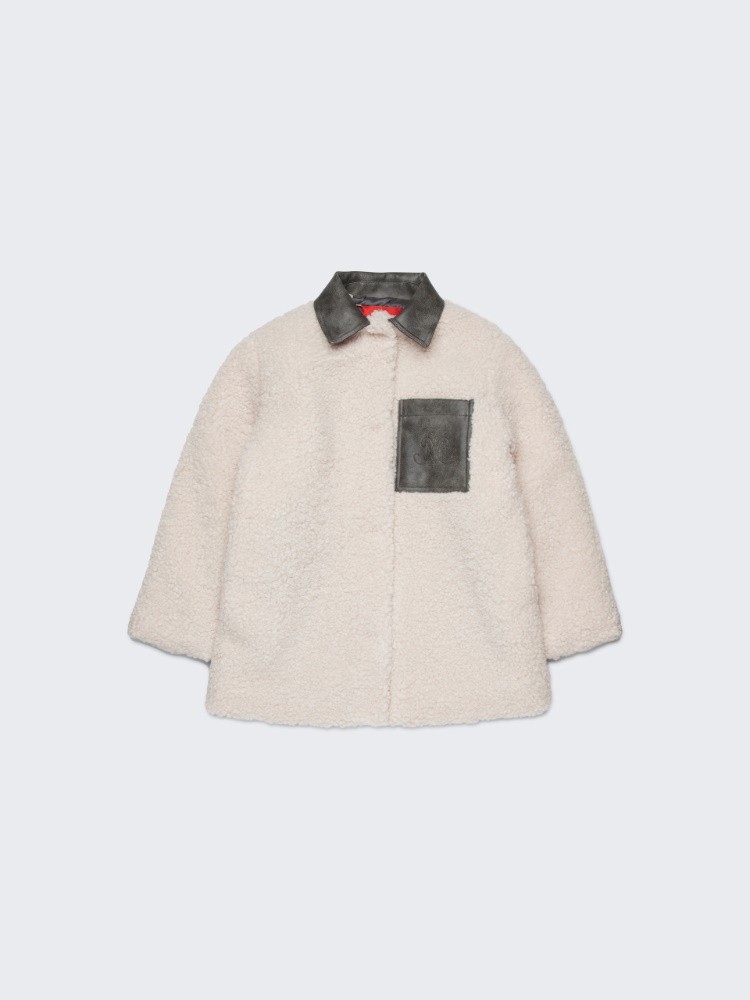 Coat with maxi pocket KID - CREAM - MAX&Co.