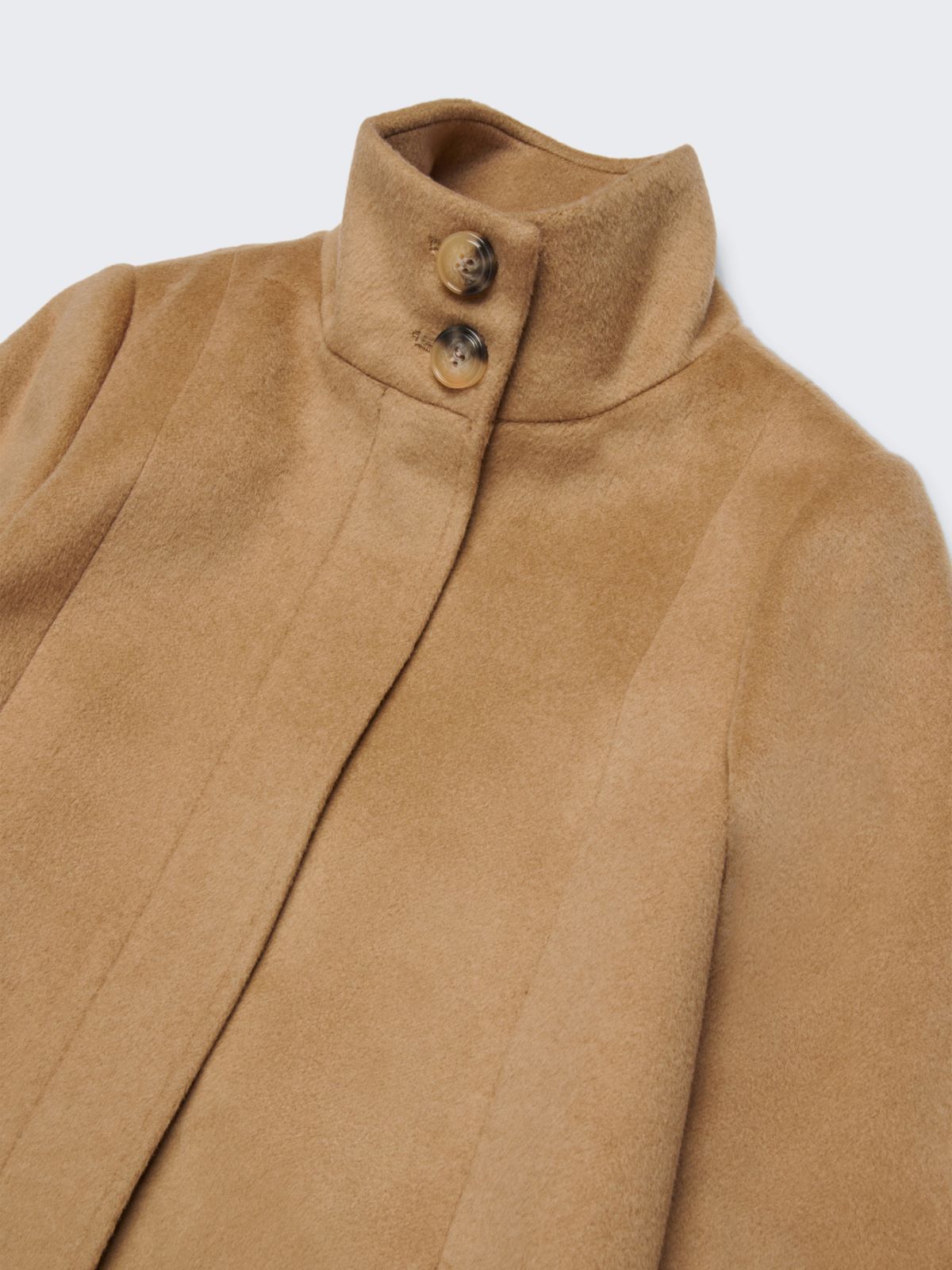 A-shape wool-blend long coat KID - BEIGE - MAX&Co.