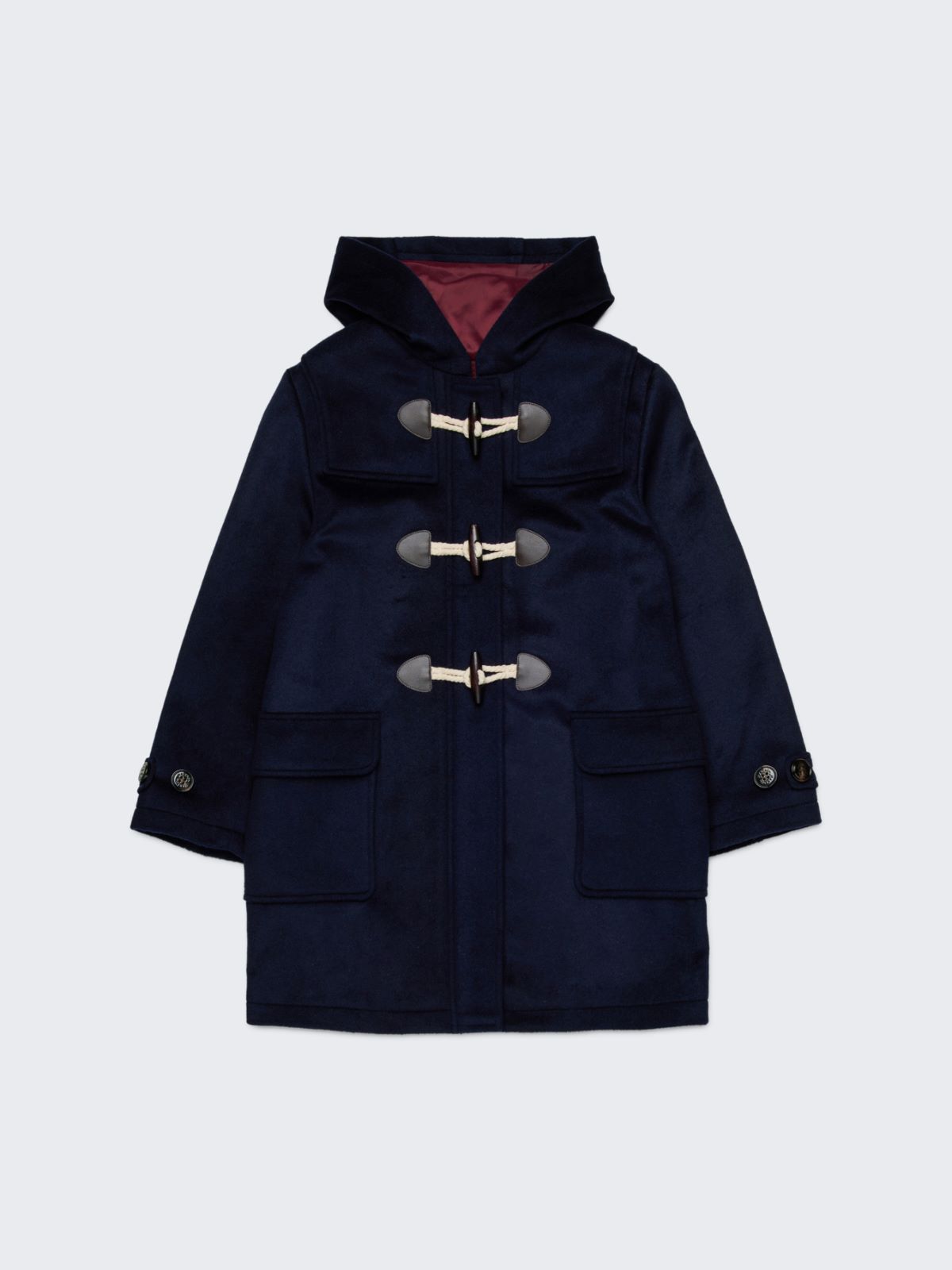 Wool blend duffle coat KID - LIGHT BLUE - MAX&Co. - 3
