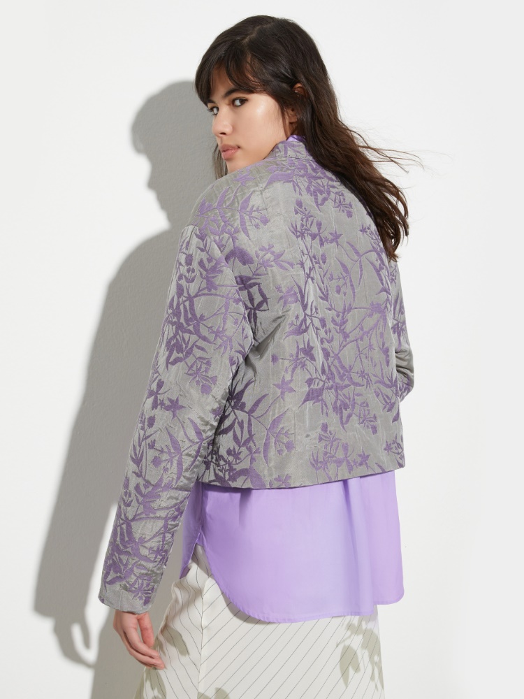 Floral matelassé jacquard jacket - MAX&Co. - 2