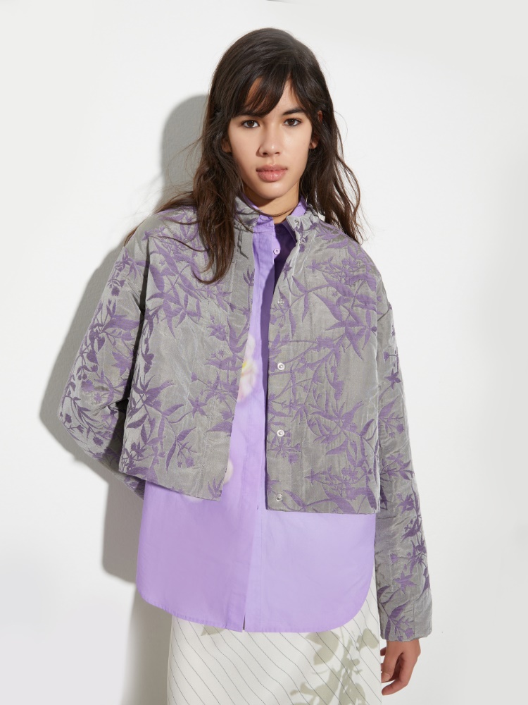 Floral matelassé jacquard jacket - MAX&Co.