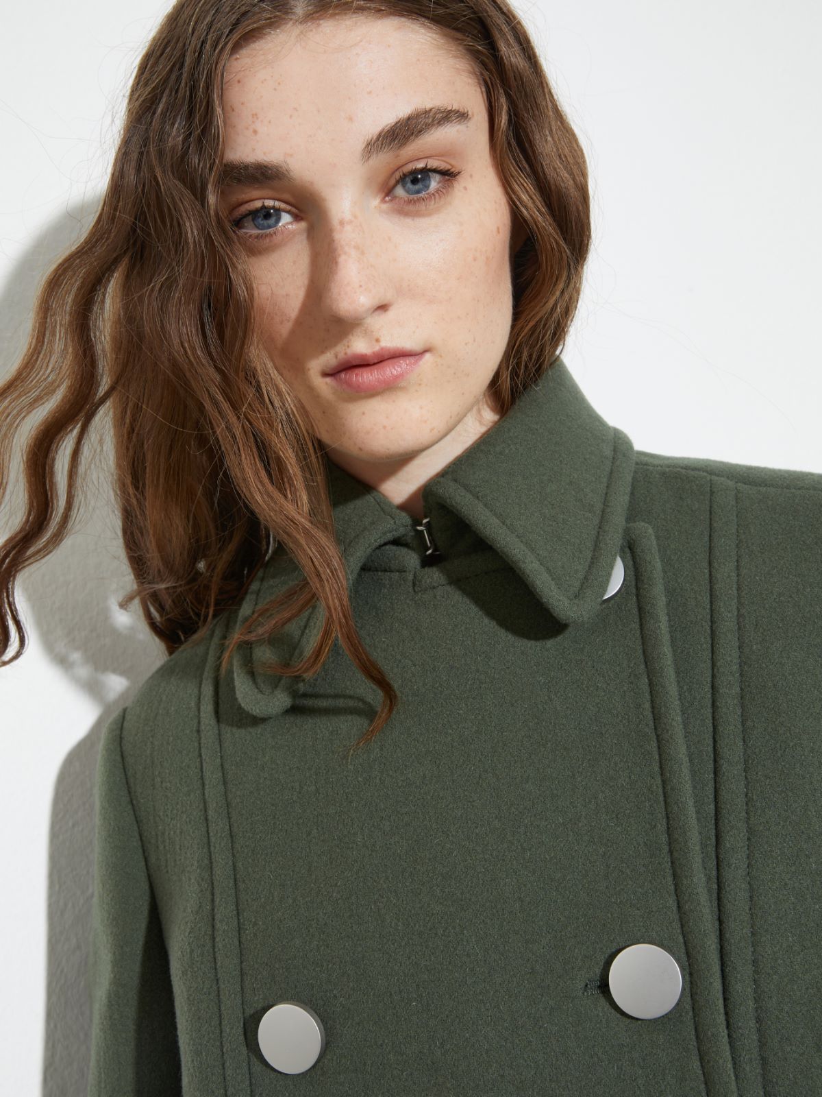 Caban en laine double - VERT - MAX&Co. - 3