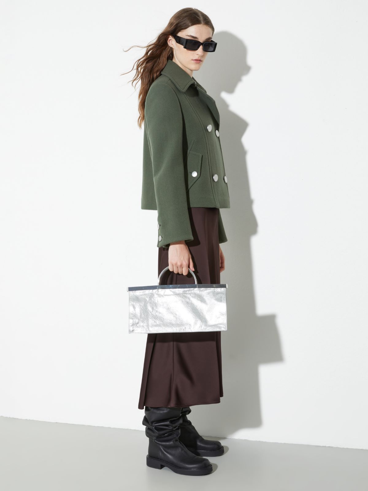 Caban en laine double - VERT - MAX&Co. - 4
