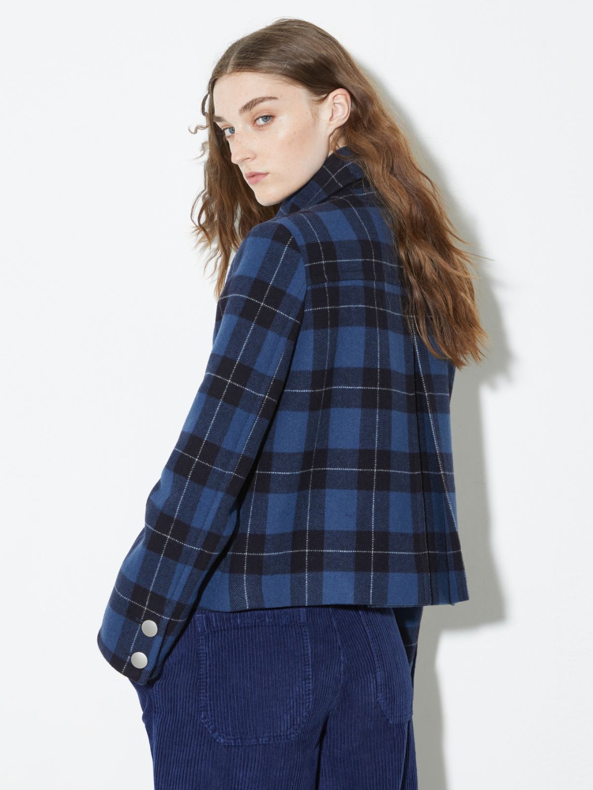 Double-woven wool pea coat - NAVY - MAX&Co. - 2