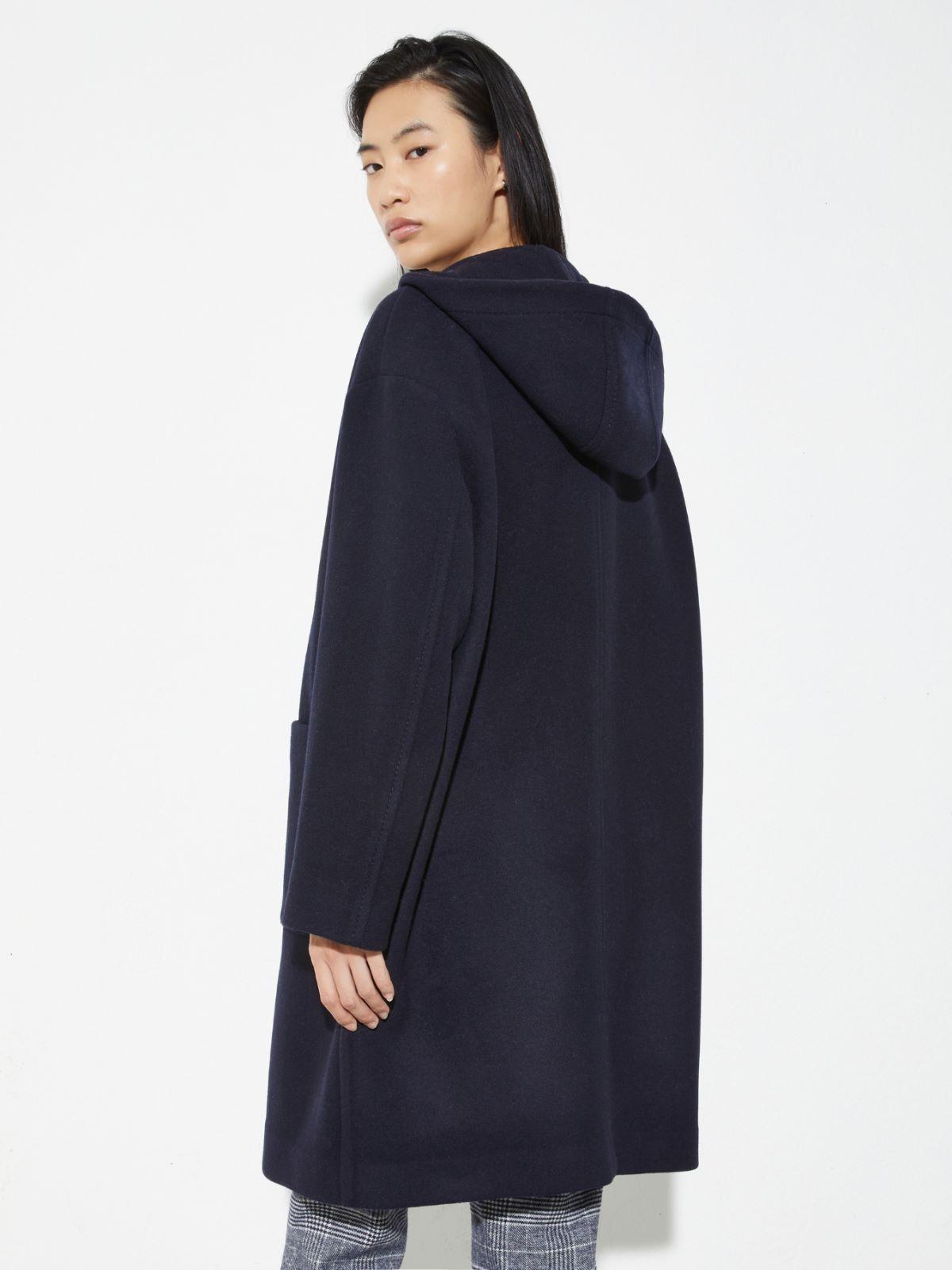 Wool-blend duffle coat - NAVY - MAX&Co. - 2