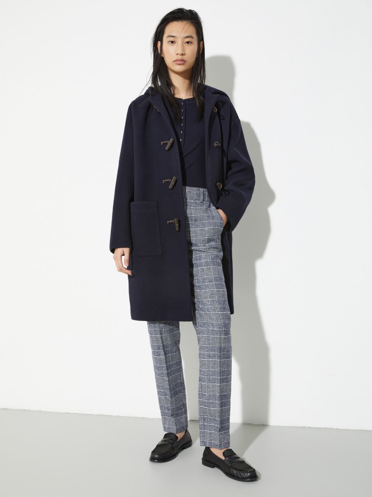 Wool-blend duffle coat - NAVY - MAX&Co.
