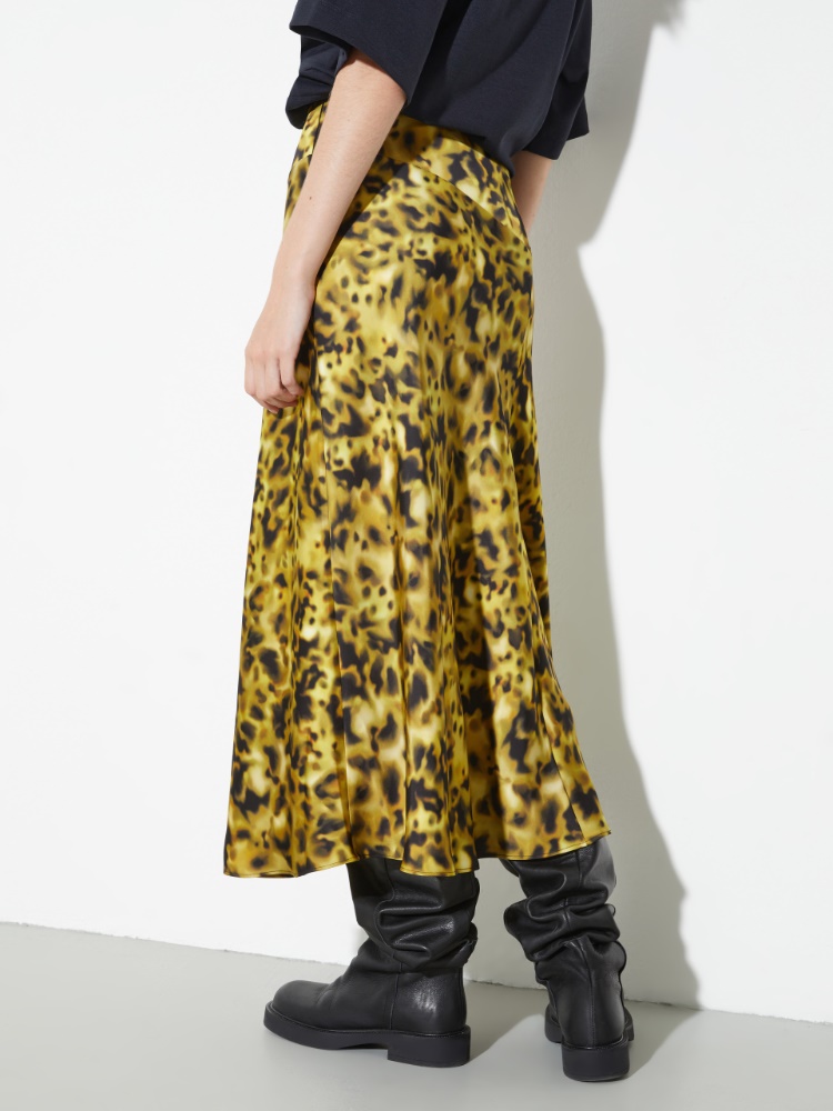 Midirock aus fließendem Satin - MAX&Co. - 2