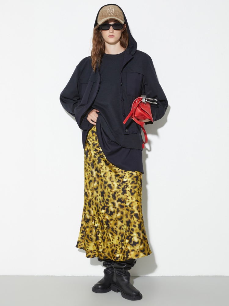 Midirock aus fließendem Satin - MAX&Co. - 4