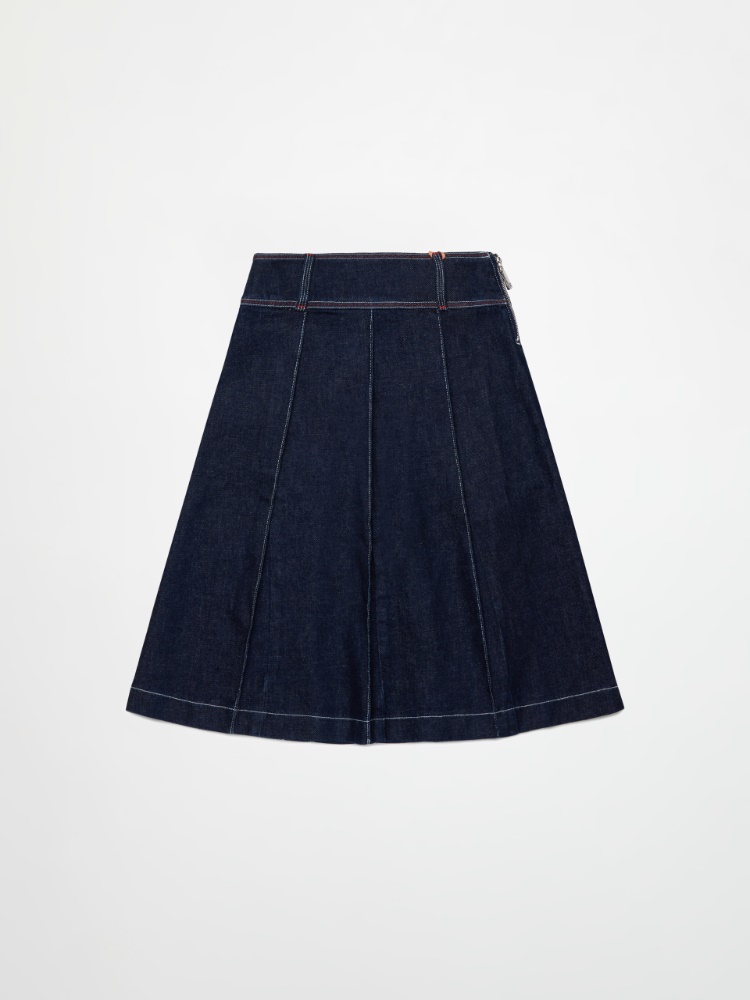 Dark denim midi skirt KID - BLUE JEANS - MAX&Co.