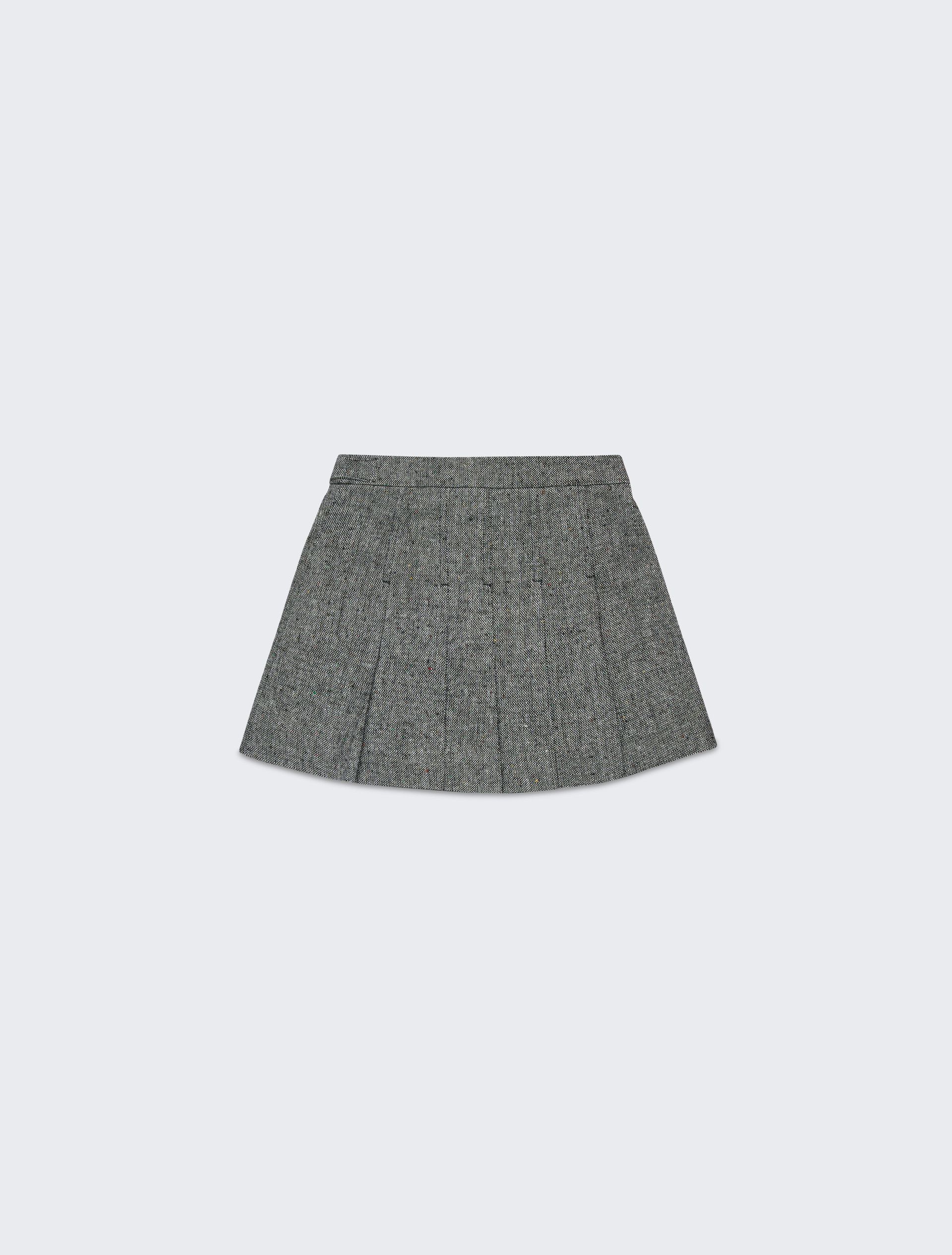 Short tweed wrap skirt KID, black | MAX&Co. Short tweed wrap skirt KID - BLACK - MAX&Co. - 2