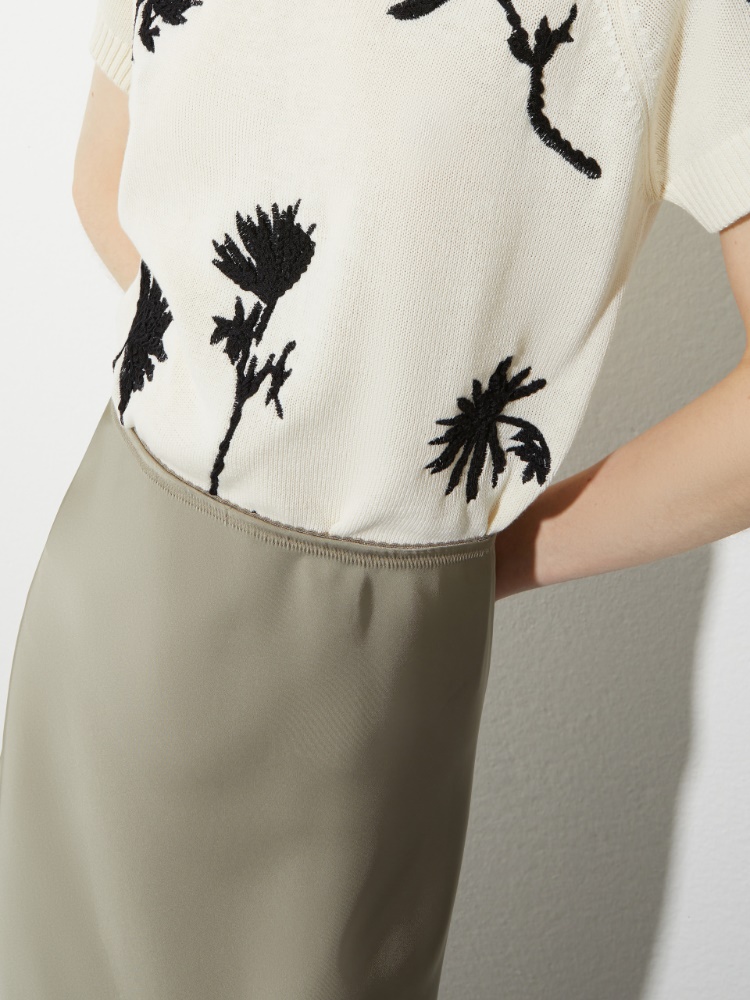 Midi-Slip-Rock aus Satin - MAX&Co. - 3