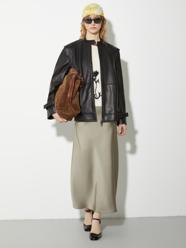 Midi-Slip-Rock aus Satin - MAX&Co. - 4