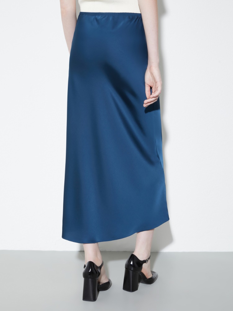 Midi-Slip-Rock aus Satin - MAX&Co. - 2