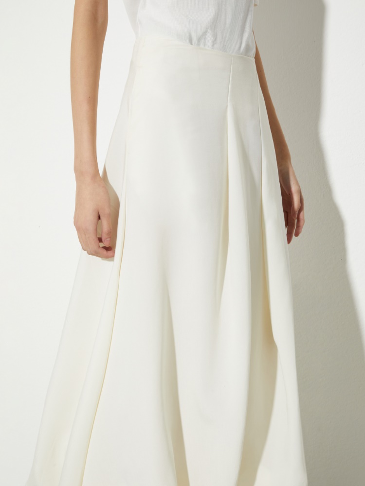 Midi-Ballonrock aus Canvas - MAX&Co. - 3