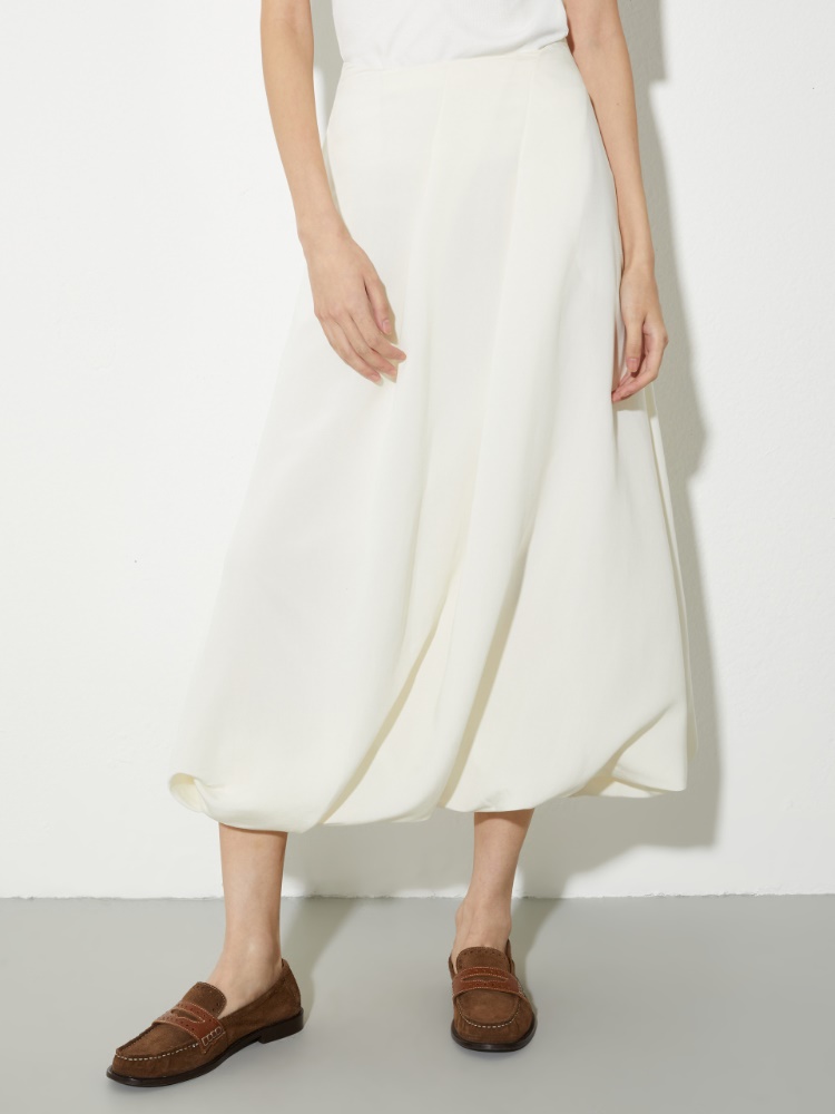 Midi-Ballonrock aus Canvas - MAX&Co.