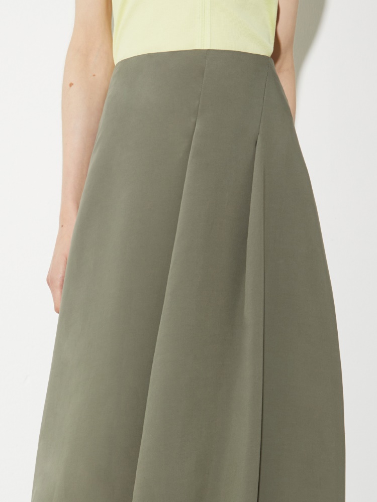 Midi-Ballonrock aus Canvas - MAX&Co. - 3