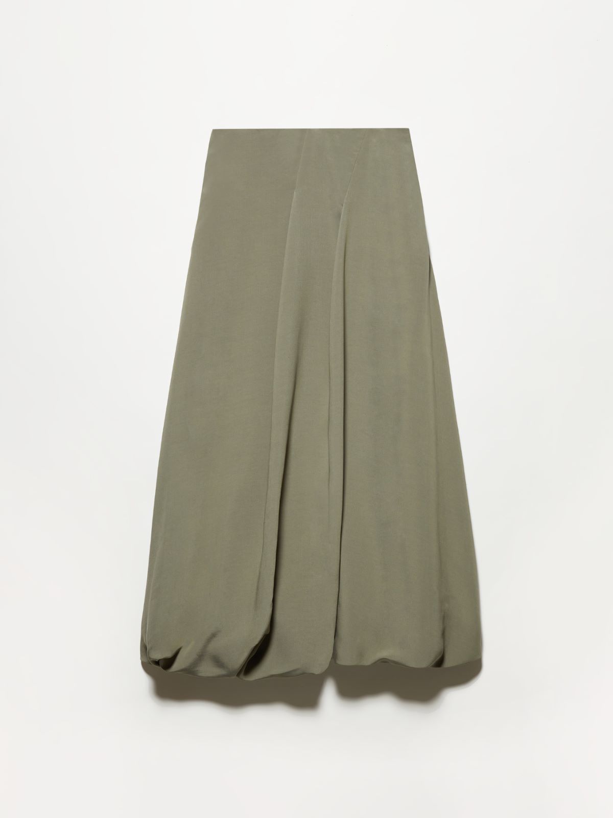 Fluid canvas balloon skirt - KAKI - MAX&Co. - 5