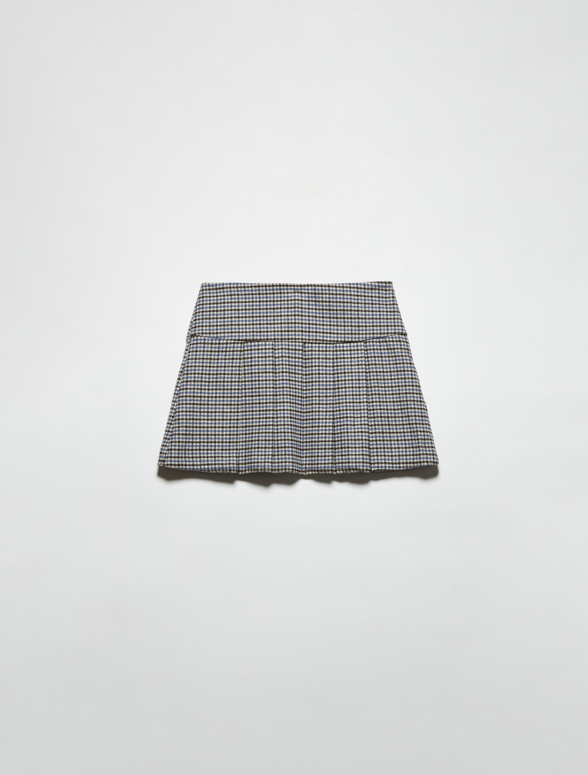 Flannel mini skirt, brown | MAX&Co. Flannel mini skirt - BROWN - MAX&Co. - 5