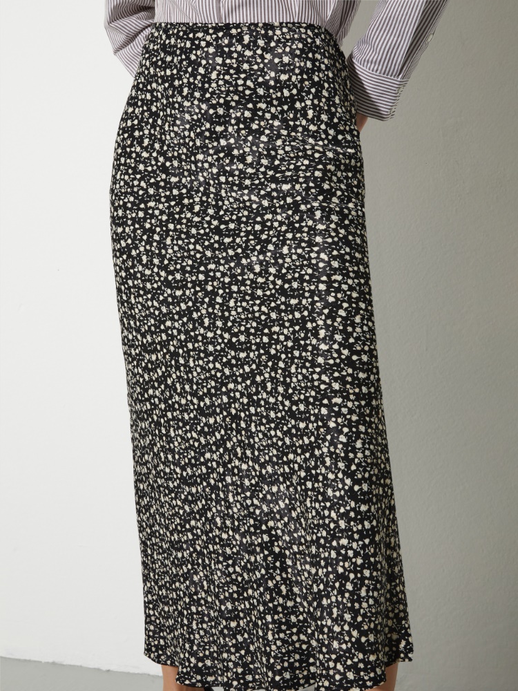 Midirock aus floralem Jacquard - MAX&Co. - 3