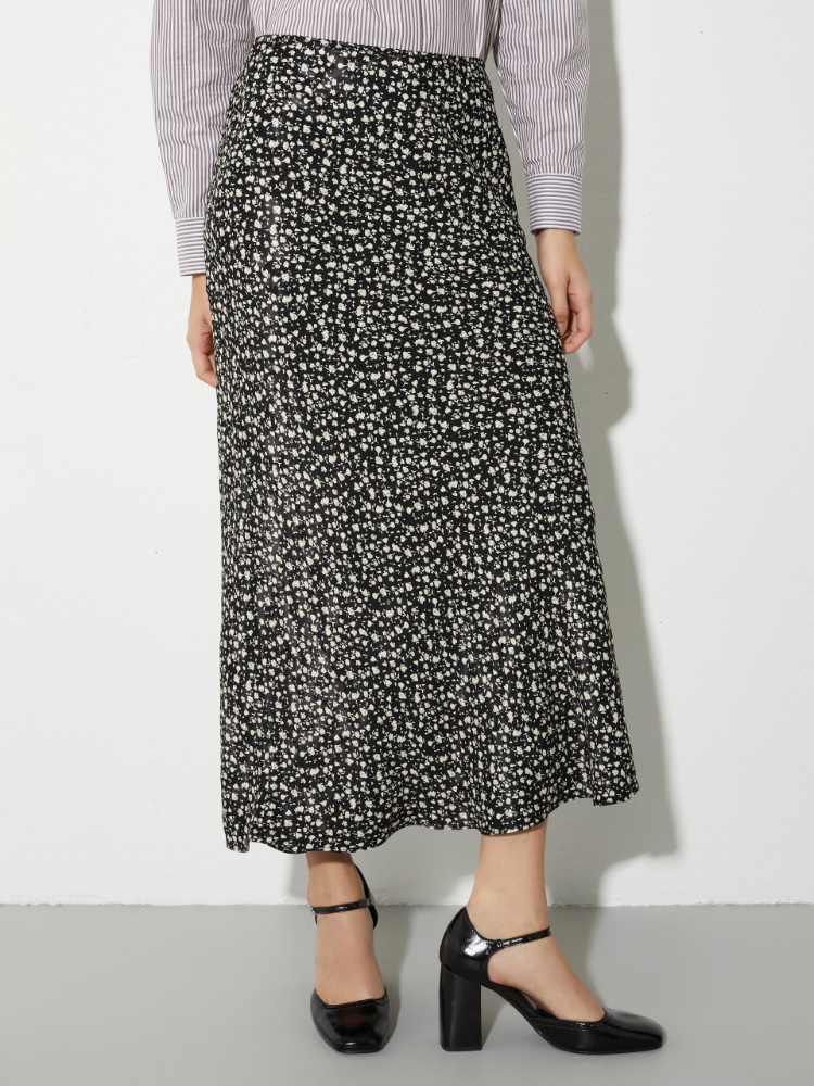 Midirock aus floralem Jacquard - MAX&Co.