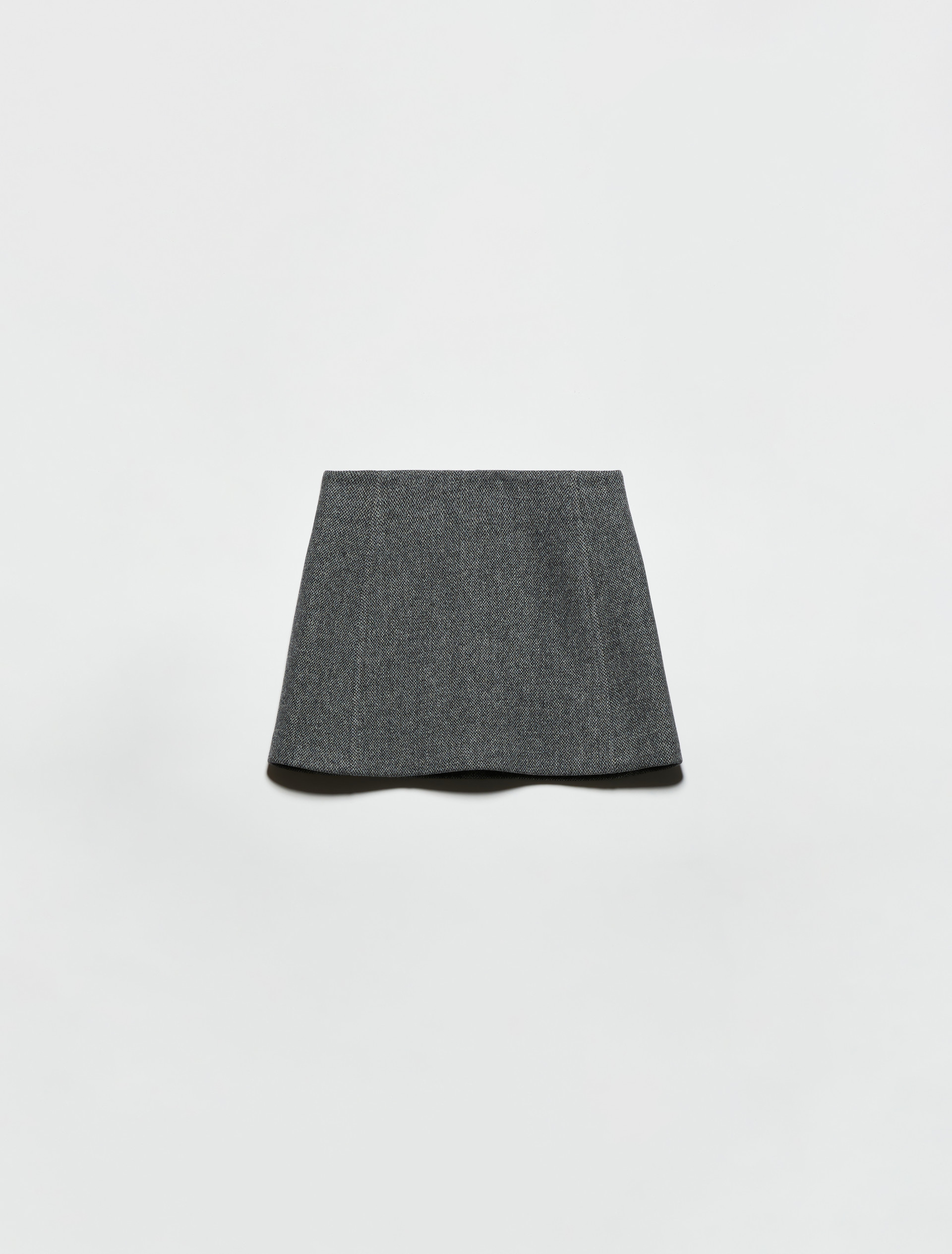 Wool-blend mini skirt, grey | MAX&Co. Wool-blend mini skirt - GREY - MAX&Co. - 5