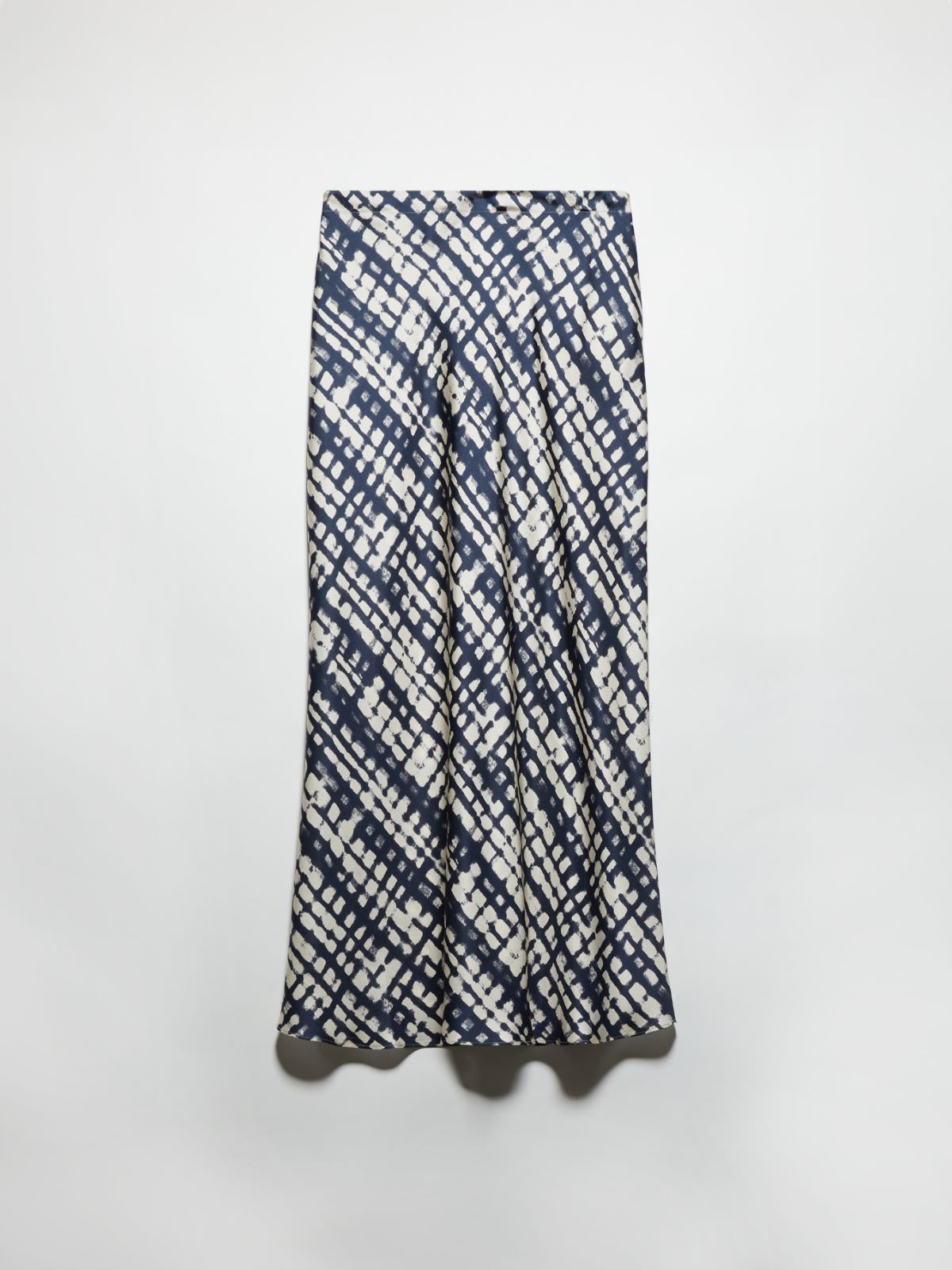 Silk twill midi skirt - WHITE - MAX&Co. - 5