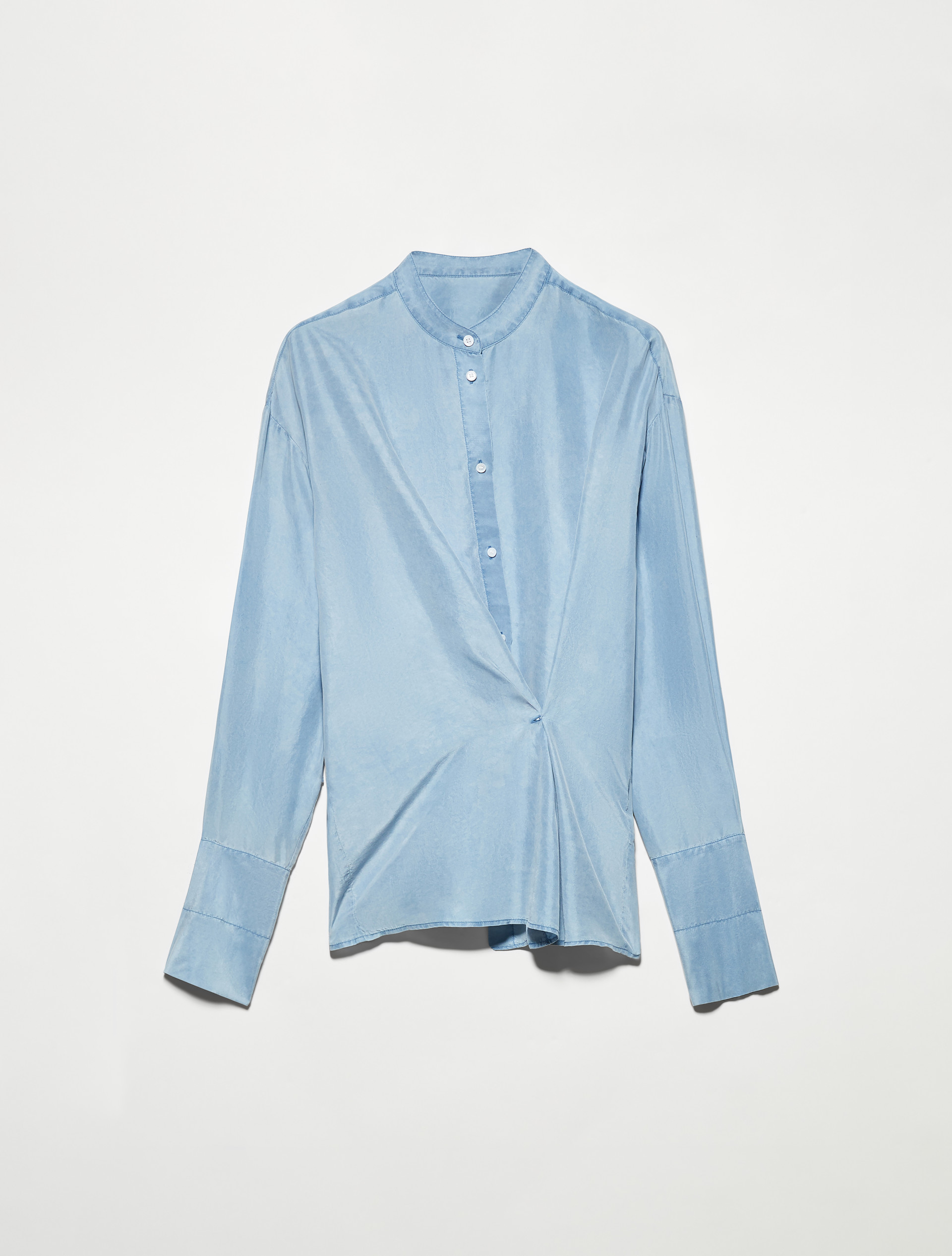 Camicia in seta Shades of Nature, azzurro | MAX&Co. Camicia in seta Shades of Nature - AZZURRO - MAX&Co. - 5