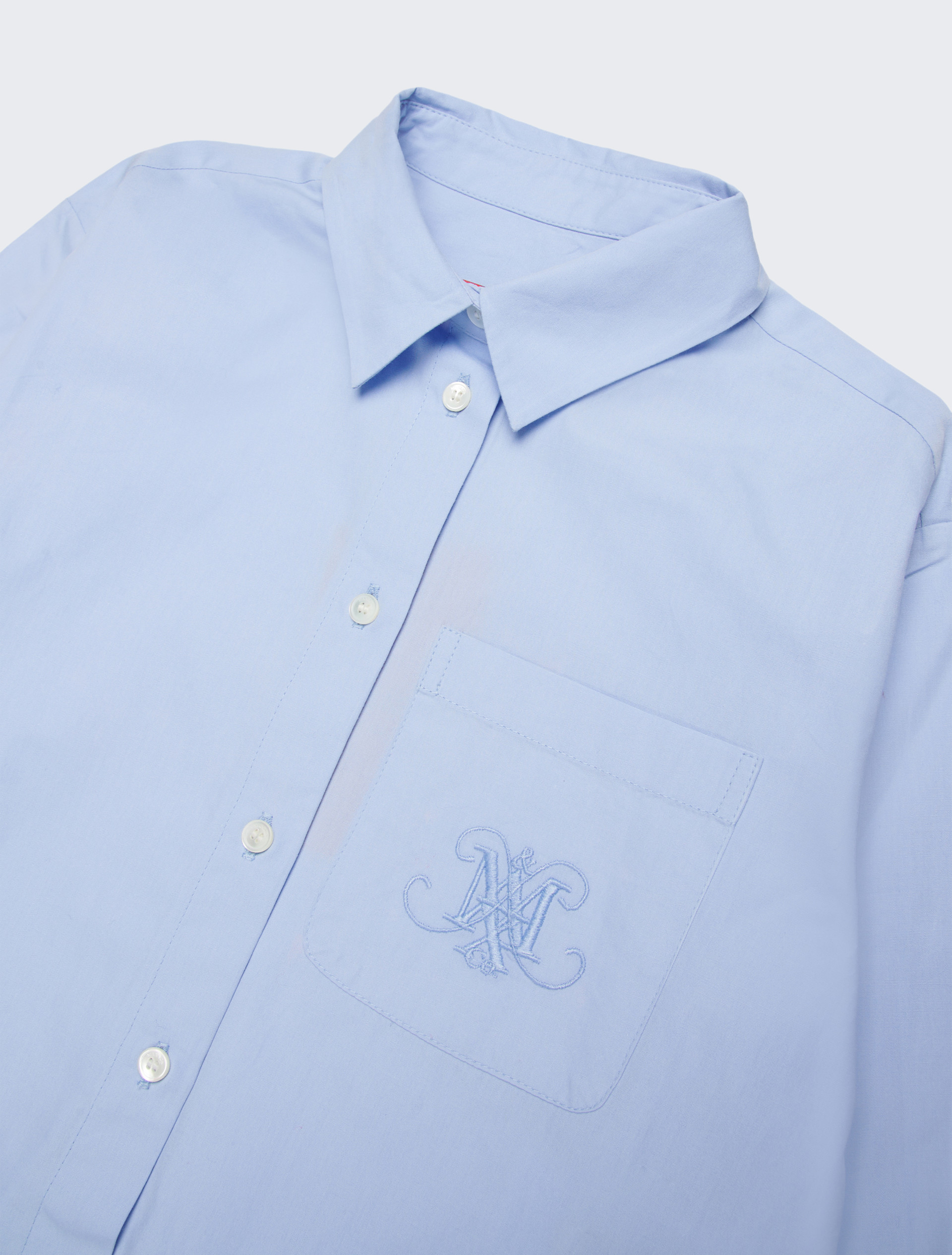 Poplin shirt KID - LIGHT BLUE - MAX&Co.