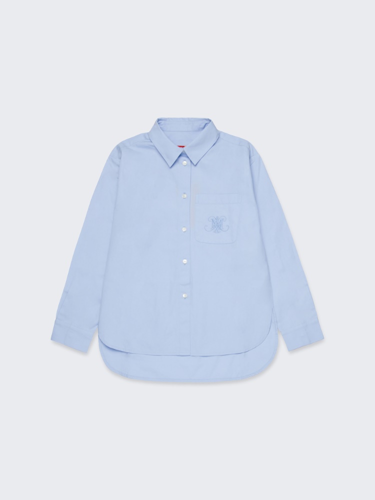 Popeline-Hemd KID - AZURBLAU - MAX&Co.