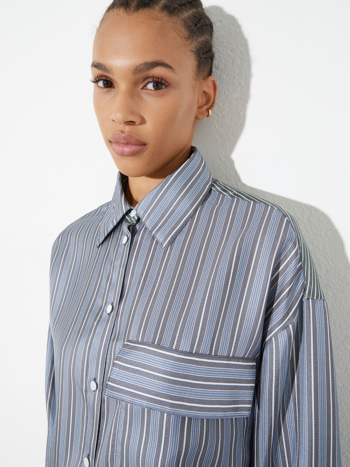 Silk-twill shirt - LIGHT BLUE - MAX&Co. - 3