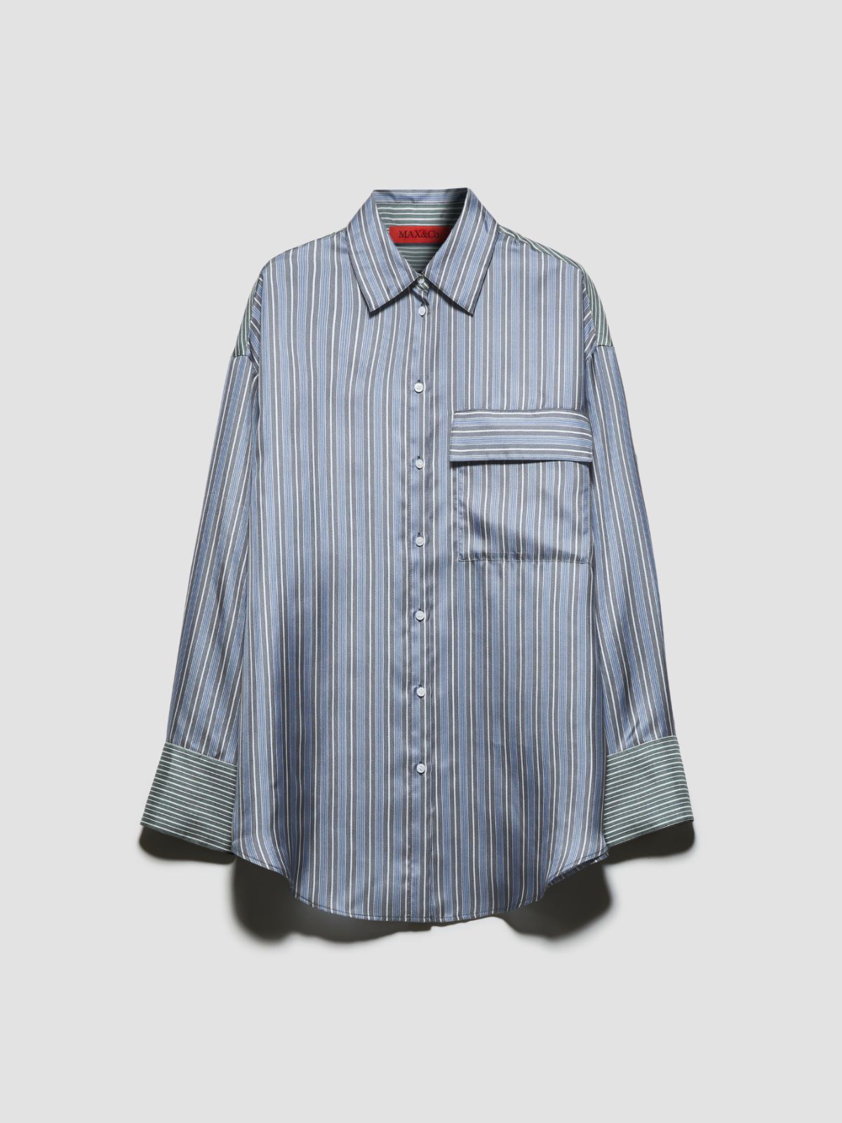 Silk-twill shirt - LIGHT BLUE - MAX&Co. - 5