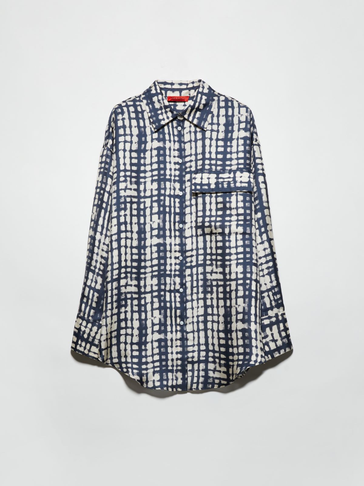 Silk-twill shirt - WHITE - MAX&Co. - 5