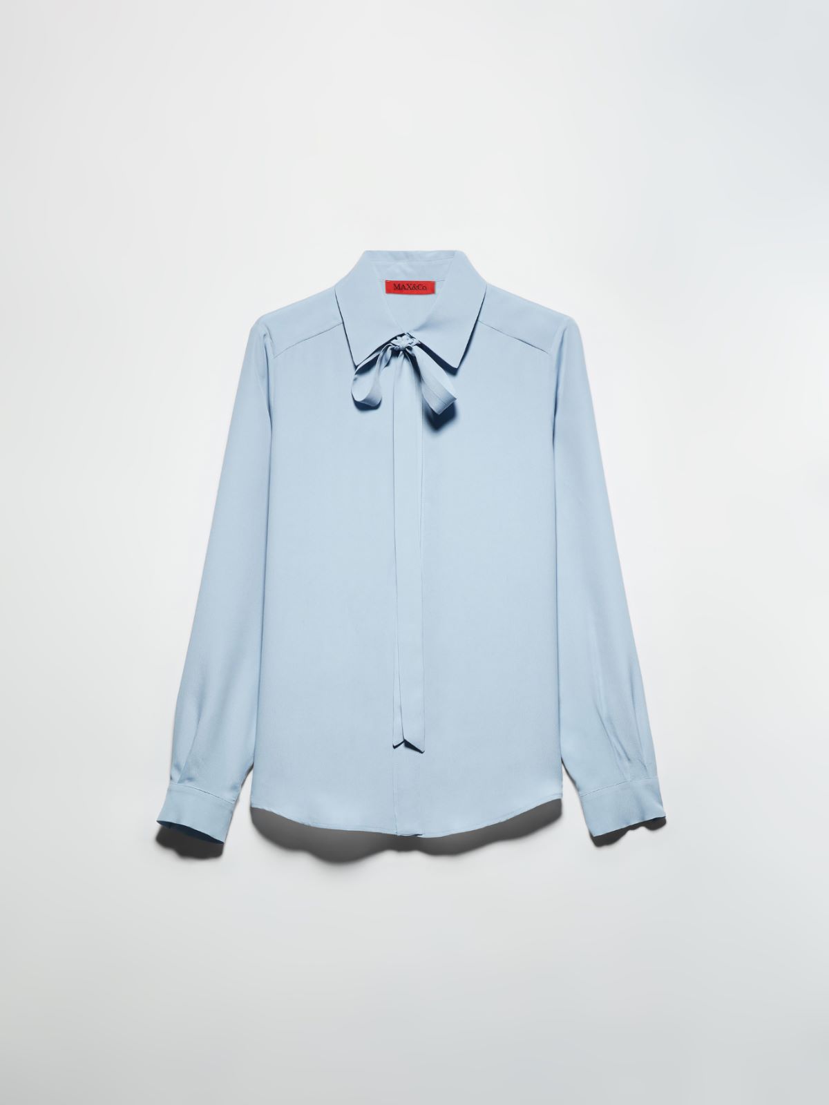 Camisa de crepé de China - CIELO - MAX&Co. - 5