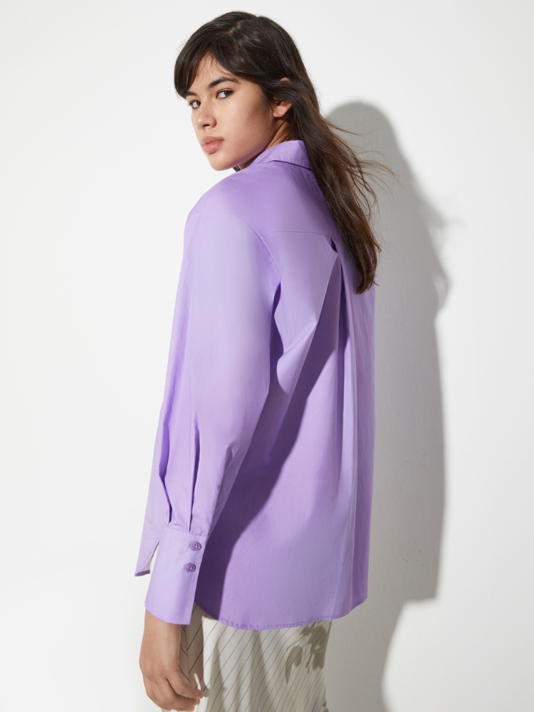 Oversize-Hemd aus Baumwollpopeline - MAX&Co. - 2