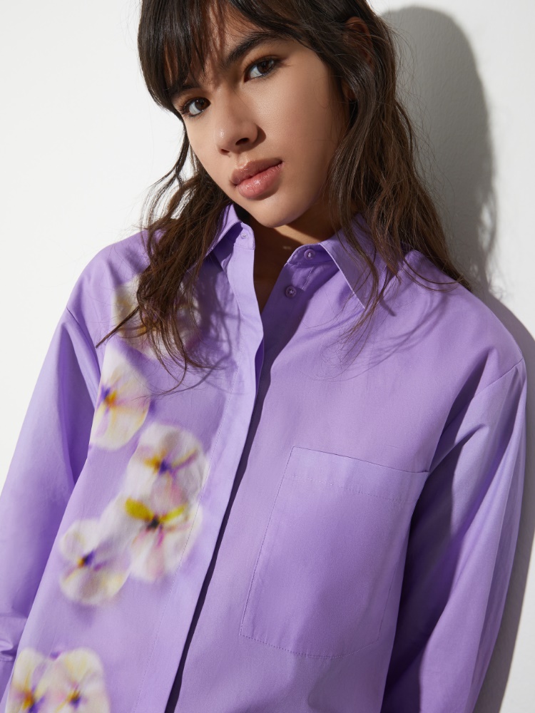 Oversize-Hemd aus Baumwollpopeline - MAX&Co. - 3