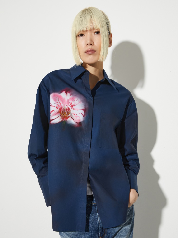 Oversize-Hemd aus Baumwollpopeline - MAX&Co.