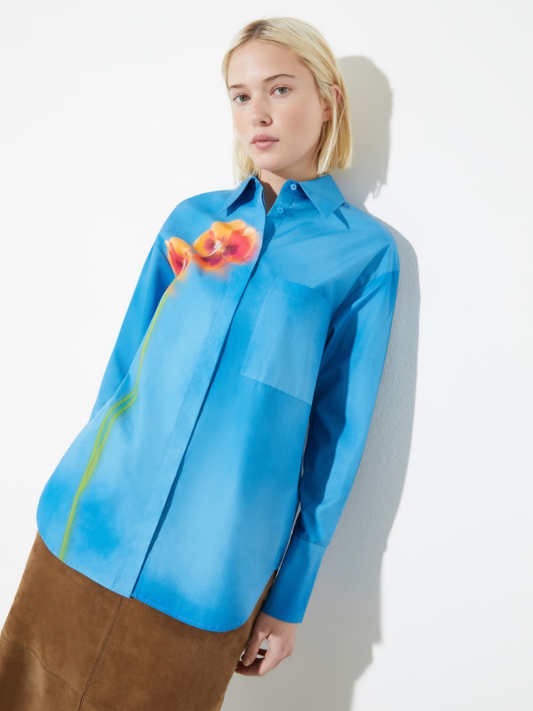 Oversize-Hemd aus Baumwollpopeline - MAX&Co.