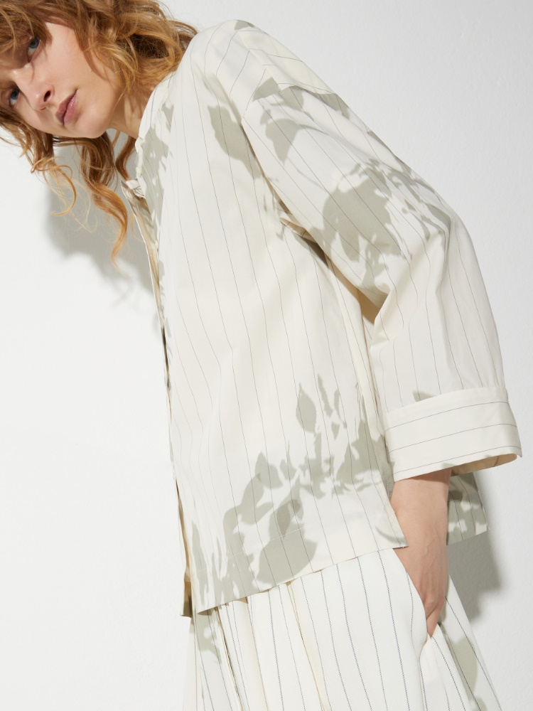 Poplin crew-neck shirt - MAX&Co. - 3